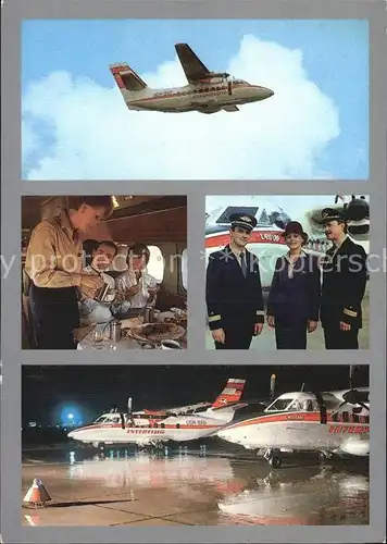 Flugzeuge Zivil Interflug Luftfahrtpersonal  Kat. Airplanes Avions