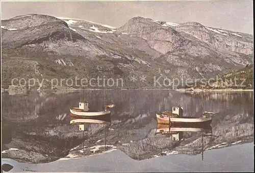 Boote Fischkutter Norwegen Bonnasjoen Nordland  Kat. Schiffe