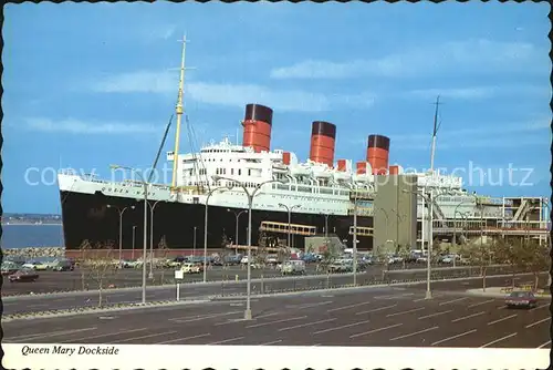 Dampfer Oceanliner Queen Mary Dockside  Kat. Schiffe