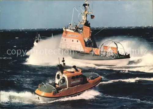 Motorboote Seenotkreuzer H.J. Kratschke  Kat. Schiffe
