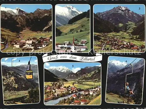 Zillertal Mayrhofen Hintertux Zell am Ziller Kat. Regionales