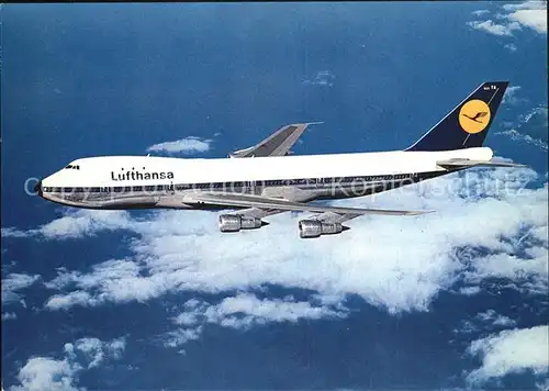 Lufthansa Boeing 747 Jumbo Jet  Kat. Flug