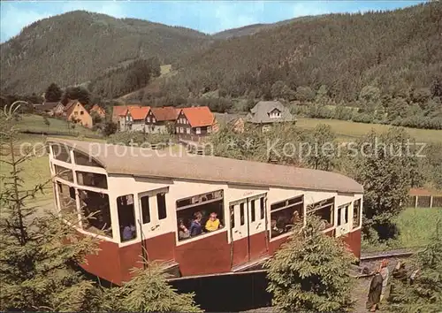 Zahnradbahn Oberweissbach Talstation Obstfelderschmiede  Kat. Bergbahn