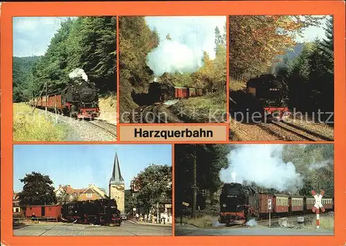 Lokomotive Harzquerbahn  Kat. Eisenbahn