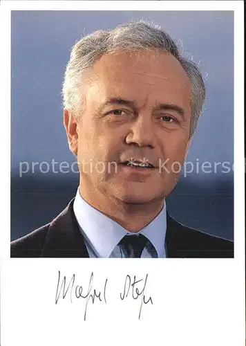 Politiker Manfred Stolpe Autogramm Maerkisch Heide Kat. Politik