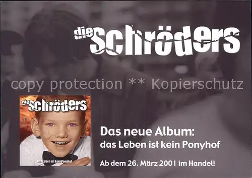 Saenger Band Die Schroeders  Kat. Musik