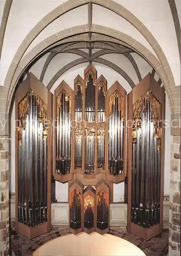 Kirchenorgel St. Wolfgangskirche Schneeberg Erzgebirge  Kat. Musik