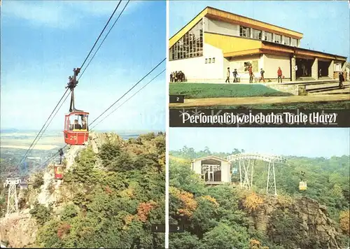 Seilbahn Thale Harz Bergstation Kat. Bahnen