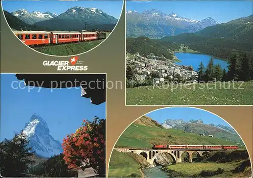 Eisenbahn Glacier Express  Kat. Eisenbahn
