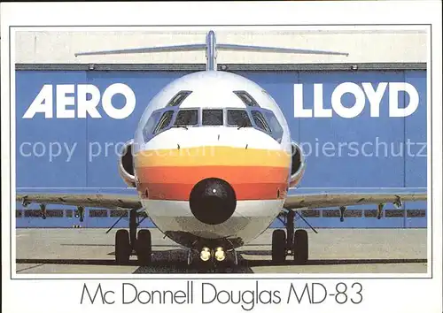 Flugzeuge Zivil Aero Lloyd Mc Donnell Douglas MD 83 Kat. Airplanes Avions