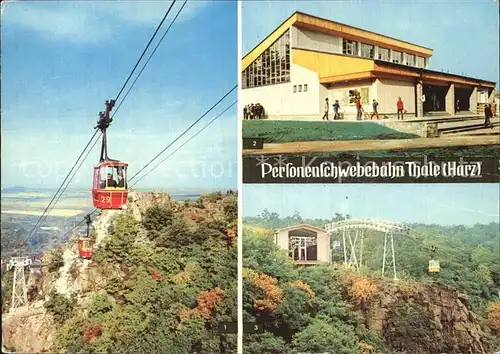 Seilbahn Thale Harz Bergstation  Kat. Bahnen