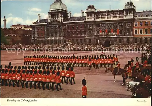 Leibgarde Wache Trooping the Colour London  Kat. Polizei