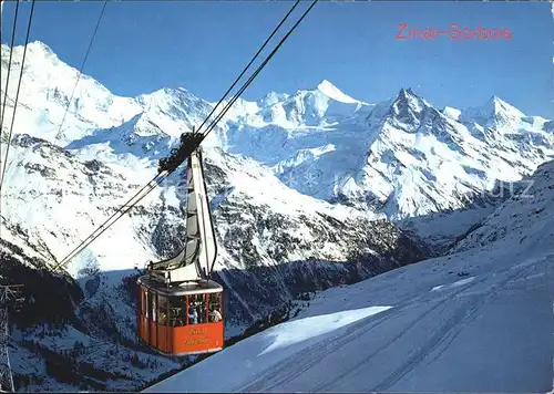 Seilbahn Zinal Val d Anniviers Weisshorn Schalihorn Rothorn Besso Kat. Bahnen