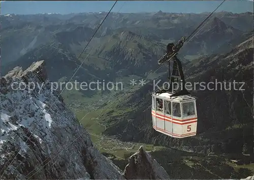 Seilbahn Ehrwald Lermoos Lechtaler und Allgaeuer Alpen  Kat. Bahnen