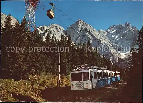 Zahnradbahn Seilbahn Zugspitze  Kat. Bergbahn