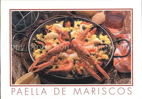 Lebensmittel Paella de Mariscos Rezept  Kat. Lebensmittel