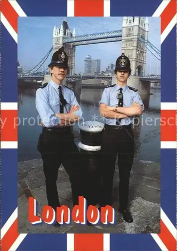 Polizei London Tower Bridge Kat. Polizei