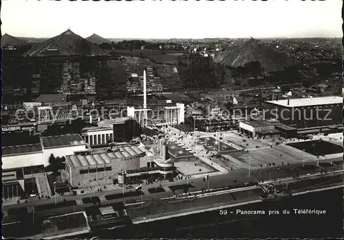 Exposition Internationale Liege 1939 Panorama pris du Teleferique 