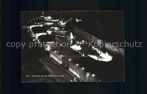 Exposition Internationale Liege 1939 Panorama pris du Teleferique Le Soir 