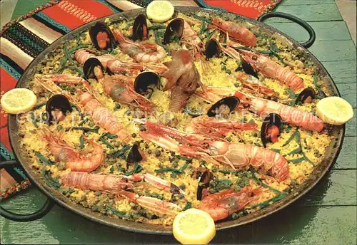 Lebensmittel Paella Valenciana Valencia  Kat. Lebensmittel