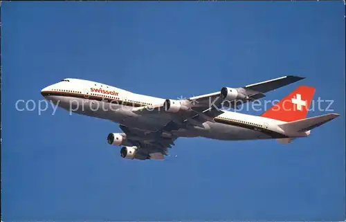Swissair Boeing 747 B  Kat. Flug
