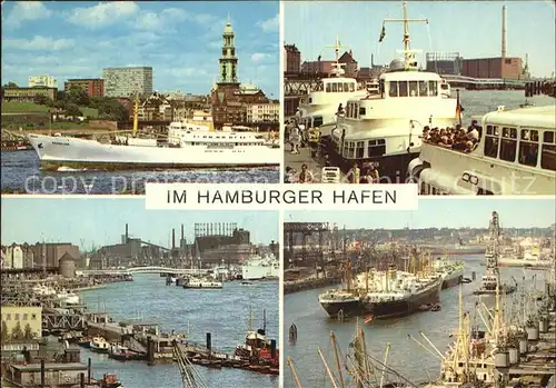 Hafenanlagen Hamburg  Kat. Schiffe