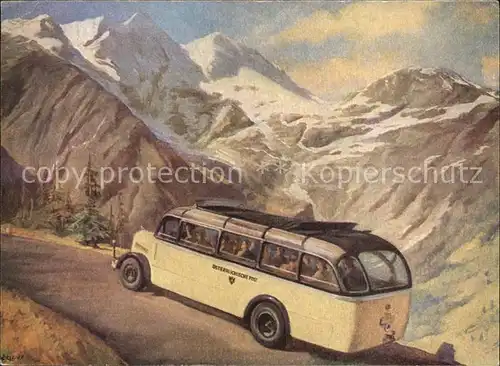 Postbus Grossglockner Hochalpenstrasse  Kat. Post