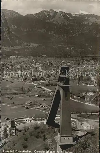 Ski Flugschanze Olympia Schanze Skistadion Garmisch Partenkirchen Kat. Sport