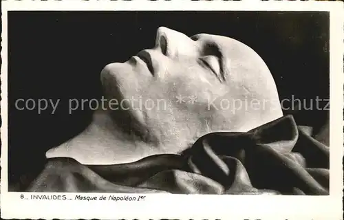 Skulpturen Masque de Napoleon I Invalides  Kat. Skulpturen