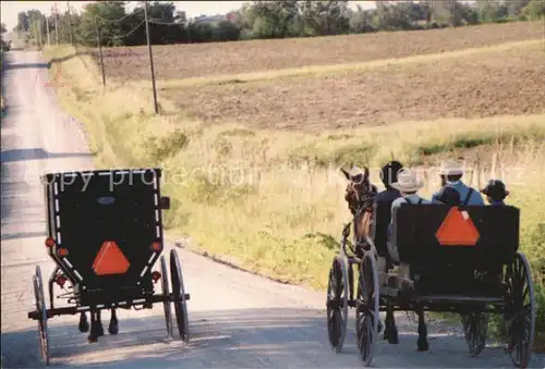 Pferdekutschen Amish  Kat. Tiere