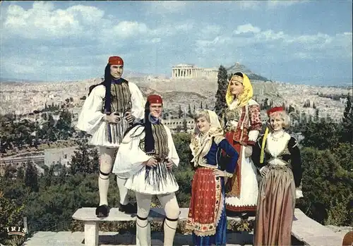 Trachten Griechenland Athen Hellenische Tracht