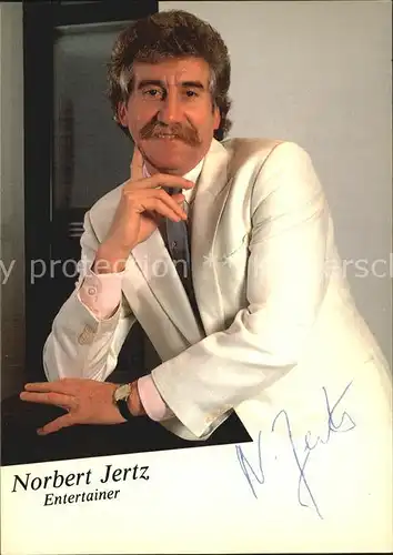 Unterhaltung Entertainer Norbert Jertz Autogramm  Kat. Unterhaltung