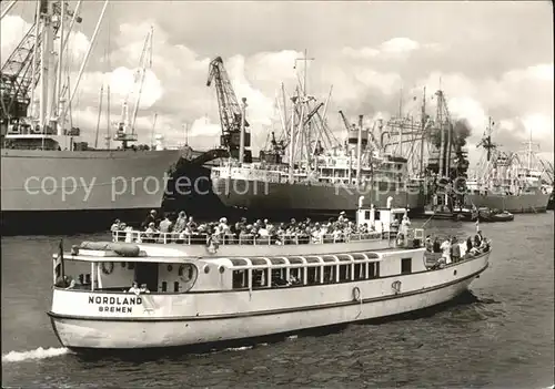 Motorschiffe Nordland Bremen Hafen  Kat. Schiffe