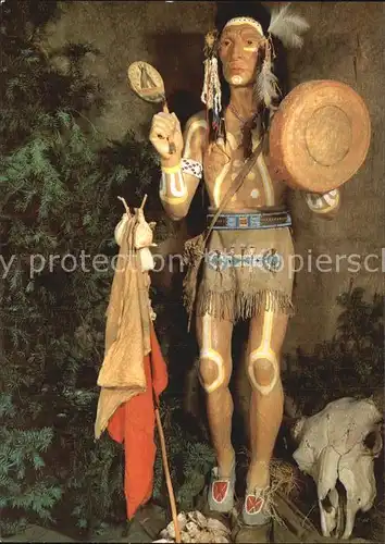 Indianer Native American Zaubermann Karl May Museum Radebeul  Kat. Regionales