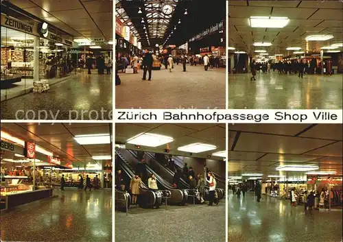 Bahnhof Zuerich Bahnhofpassage Shop Ville  Kat. Eisenbahn