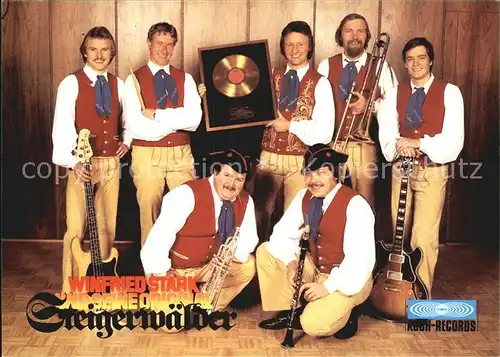 Saenger Band Winfried Stark und seine original Steigerwaelder  Kat. Musik