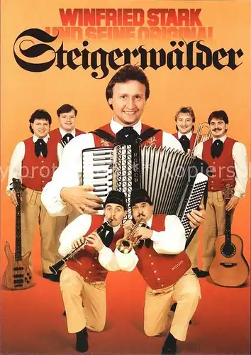Saenger Band Winfried Stark und seine original Steigerwaelder  Kat. Musik