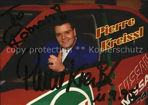 Persoenlichkeiten Pierre Kreissl Autogramm Nissan  Kat. Persoenlichkeiten
