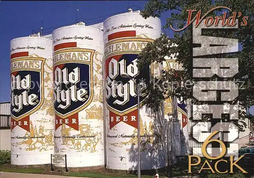 Bier World s Largest Six Pack G. Heileman Beer La Crosse Wisconsin Kat. Lebensmittel