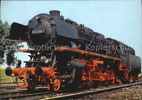 Lokomotive Baureihe 043 Dreizylinder Gueterzuglokomotive oelfeuerung Kat. Eisenbahn