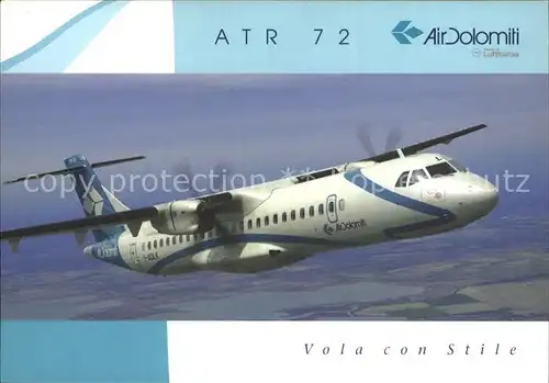 Flugzeuge Zivil Air Dolomiti ATR 72  Kat. Airplanes Avions