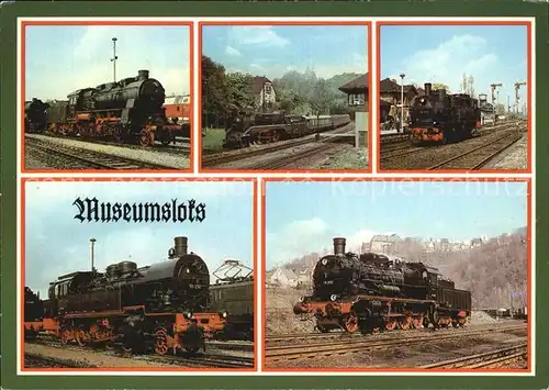 Lokomotive Museumloks 58261 18201 61002 741230 93230 38205 Kat. Eisenbahn