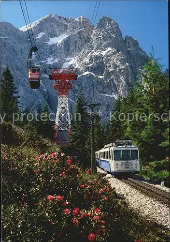 Zahnradbahn Seilbahn Zugspitze  Kat. Bergbahn