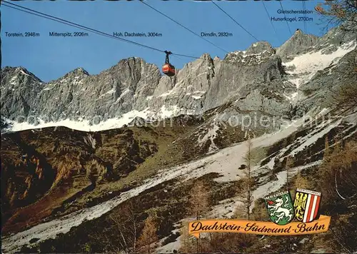 Seilbahn Dachsteinsuedwand Gletscherbahn Ramsau  Kat. Bahnen
