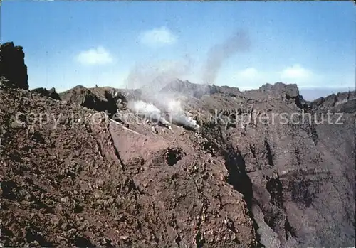 Vulkane Geysire Vulcans Geysers Vesuvio Fumarola nel Cratere  Kat. Natur