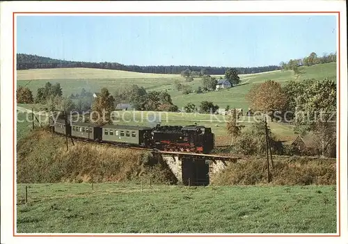 Lokomotive Zwischen Unterneudorf und Cranzahl  Kat. Eisenbahn