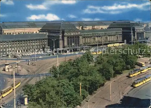 Strassenbahn Leipzig Hauptbahnhof Kat. Strassenbahn