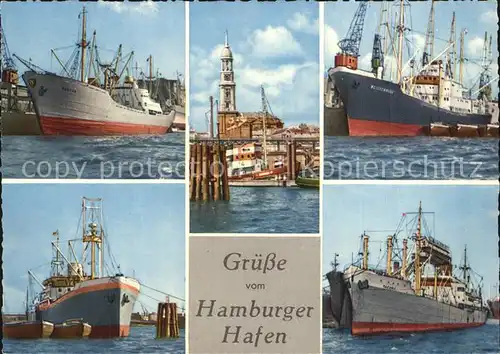 Schiffe Hamburg Hafen  Kat. Schiffe