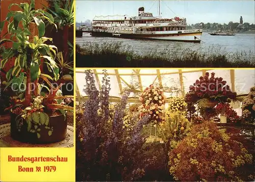 Bundesgartenschau Bonn Restaurant Schiff Ruedesheim Ausstellungshalle Kat. Expositions