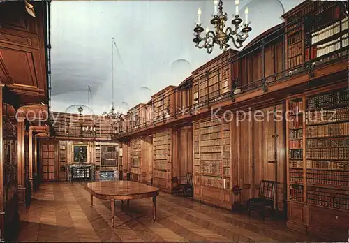 Bibliothek Library Chateau de Beloeil  Kat. Gebaeude